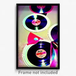 Pixel Art Poster - Glossy Vinyl (8 Bit Psychedelic Trippy Video Game Print)