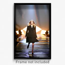 Pixel Art Poster - Accomplished Catwalk (8 Bit Psychedelic Video Game Print)