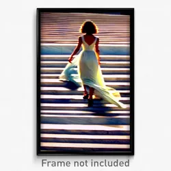 Pixel Art Poster - Gracious Steps (8 Bit Psychedelic Trippy Video Game Print)