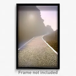 Pixel Art Poster - White Trail (8 Bit Psychedelic Trippy Weird Video Game Print)
