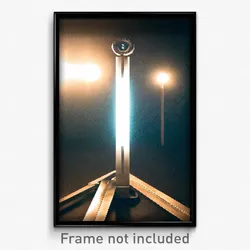 Pixel Art Poster - Dramatic Hibernaculum (8 Bit Psychedelic Video Game Print)