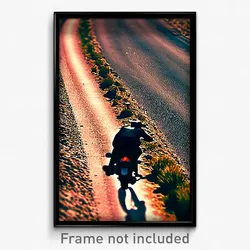 Pixel Art Poster - Dry Road (8 Bit Psychedelic Trippy Weird Video Game Print)