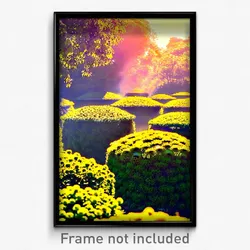 Pixel Art Poster - Thick Apiary (8 Bit Psychedelic Trippy Video Game Print)