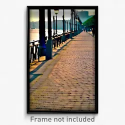 Pixel Art Poster - Coarse Promenade (8 Bit Psychedelic Trippy Video Game Print)
