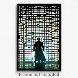 Pixel Art Poster - Fabulous Matrix (8 Bit Psychedelic Trippy Video Game Print)