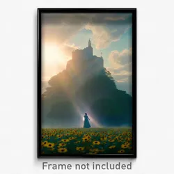 Pixel Art Poster - Heavenly Duchy (8 Bit Psychedelic Trippy Video Game Print)