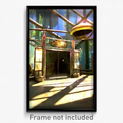 Pixel Art Poster - Dirty Zoo (8 Bit Psychedelic Trippy Weird Video Game Print)