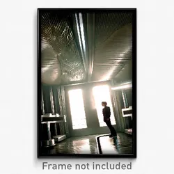 Pixel Art Poster - Metallic Room (8 Bit Psychedelic Trippy Video Game Print)