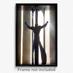 Pixel Art Poster - Wonderful Arrowslit (8 Bit Psychedelic Video Game Print)