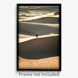 Pixel Art Poster - Long Dunes (8 Bit Psychedelic Trippy Weird Video Game Print)