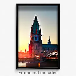Pixel Art Poster - Worldly Cologne (8 Bit Psychedelic Trippy Video Game Print)
