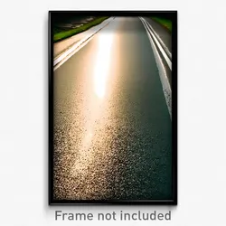Pixel Art Poster - Polished Road (8 Bit Psychedelic Trippy Video Game Print)