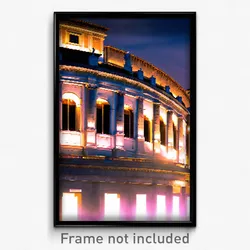 Pixel Art Poster - Notable Rome (8 Bit Psychedelic Trippy Video Game Print)