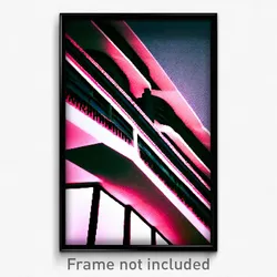 Pixel Art Poster - Different Barbican (8 Bit Psychedelic Video Game Print)