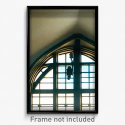 Pixel Art Poster - Big Window (8 Bit Psychedelic Trippy Weird Video Game Print)