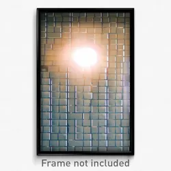 Pixel Art Poster - Realistic Tile (8 Bit Psychedelic Trippy Video Game Print)