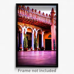Pixel Art Poster - Treasured Mexican Architecture (8 Bit Video Game Print)