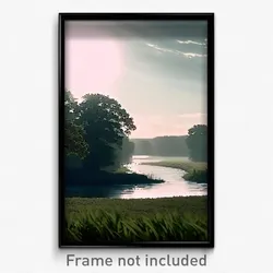 Pixel Art Poster - Big Mere (8 Bit Psychedelic Trippy Weird Video Game Print)