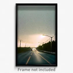 Pixel Art Poster - Dreary Road (8 Bit Psychedelic Trippy Weird Video Game Print)
