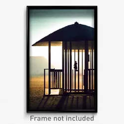 Pixel Art Poster - Strange Shelter (8 Bit Psychedelic Trippy Video Game Print)