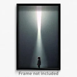 Pixel Art Poster - Gray Bight (8 Bit Psychedelic Trippy Weird Video Game Print)