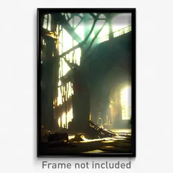 Pixel Art Poster - Old Remnant (8 Bit Psychedelic Trippy Weird Video Game Print)