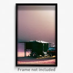 Pixel Art Poster - Black Outback (8 Bit Psychedelic Trippy Video Game Print)