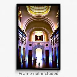 Pixel Art Poster - Fancy Hermitage (8 Bit Psychedelic Trippy Video Game Print)