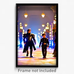 Pixel Art Poster - Elaborate Territory (8 Bit Psychedelic Video Game Print)