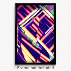 Pixel Art Poster - Kaleidoscopic Stock Trading Floor (8 Bit Video Game Print)