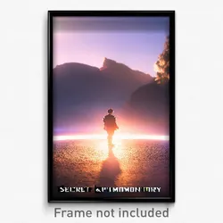 Pixel Art Poster - Secret Promontory (8 Bit Psychedelic Trippy Video Game Print)