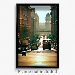 Pixel Art Poster - Dirty Budapest (8 Bit Psychedelic Trippy Video Game Print)