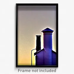 Pixel Art Poster - Plastic Chimney (8 Bit Psychedelic Trippy Video Game Print)