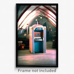 Pixel Art Poster - Plastic Chantry (8 Bit Psychedelic Trippy Video Game Print)