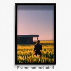 Pixel Art Poster - Sentimental Plains (8 Bit Psychedelic Video Game Print)