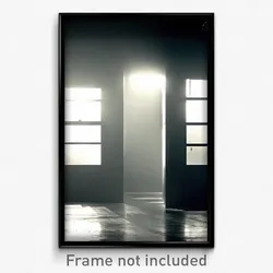 Pixel Art Poster - Colorless Corner (8 Bit Psychedelic Trippy Video Game Print)