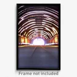 Pixel Art Poster - Accurate Tunnel (8 Bit Psychedelic Trippy Video Game Print)