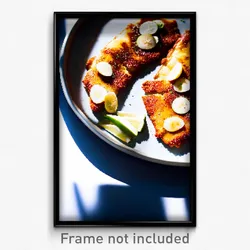 Pixel Art Poster - Natural Schnitzel (8 Bit Psychedelic Trippy Video Game Print)
