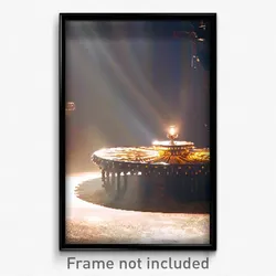 Pixel Art Poster - Voluminous Table (8 Bit Psychedelic Trippy Video Game Print)