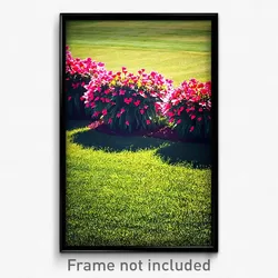 Pixel Art Poster - Superb Lawn (8 Bit Psychedelic Trippy Weird Video Game Print)