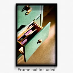 Pixel Art Poster - Pleasant Drawer (8 Bit Psychedelic Trippy Video Game Print)