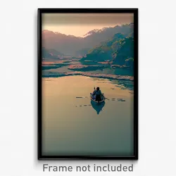 Pixel Art Poster - Important Meander (8 Bit Psychedelic Trippy Video Game Print)