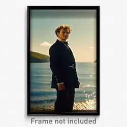 Pixel Art Poster - Elderly Firth (8 Bit Psychedelic Trippy Video Game Print)