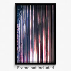 Pixel Art Poster - Steel Wall (8 Bit Psychedelic Trippy Weird Video Game Print)