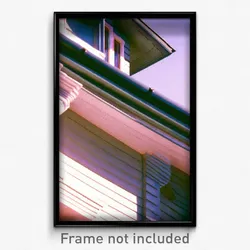 Pixel Art Poster - Distinct Eaves (8 Bit Psychedelic Trippy Video Game Print)