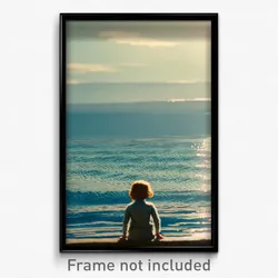 Pixel Art Poster - Adorable Sea (8 Bit Psychedelic Trippy Video Game Print)