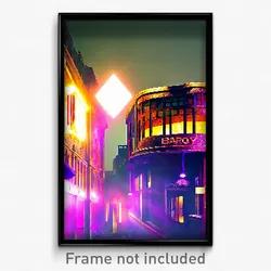 Pixel Art Poster - Upbeat Barony (8 Bit Psychedelic Trippy Video Game Print)