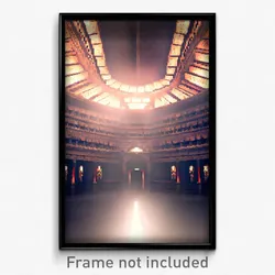Pixel Art Poster - Secret Catacombs (8 Bit Psychedelic Trippy Video Game Print)