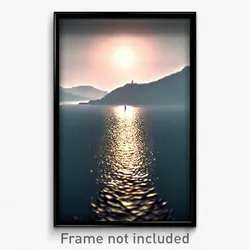 Pixel Art Poster - Bleak Pike (8 Bit Psychedelic Trippy Weird Video Game Print)