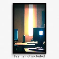 Pixel Art Poster - Lonely Computer (8 Bit Psychedelic Trippy Video Game Print)